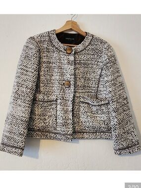 Lafayette 148 New York Brown Tweed Jacket